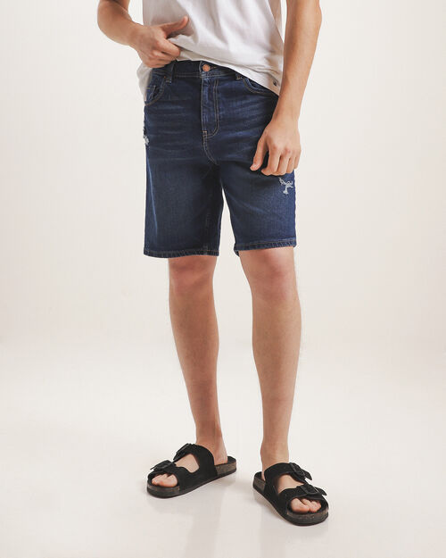 Bermuda Azul Fit Slim