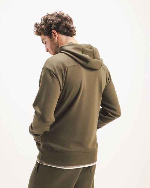 Sudadera Hoodie Relaxed, OLIVO Sudadera Hoodie Relaxed