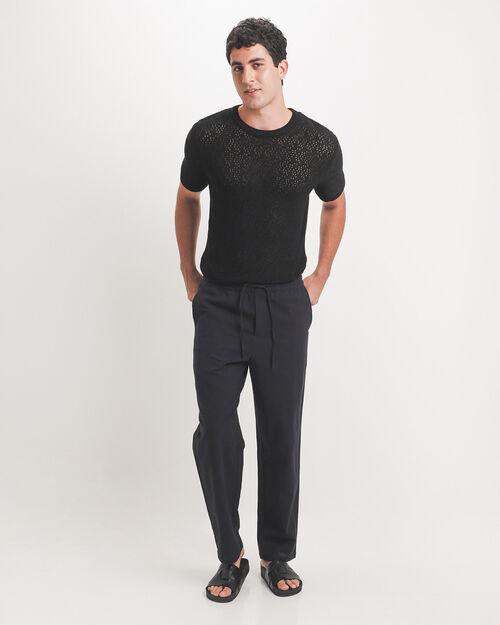 Pantal&oacute;n Relaxed Negro