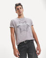Playera Manga Corta,GRIS CLARO