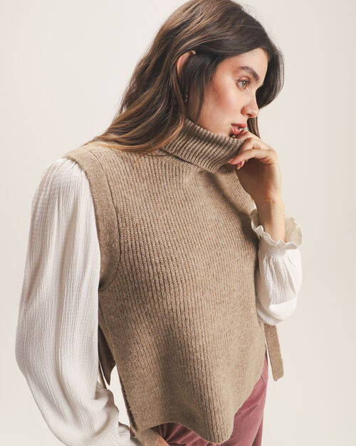 Chaleco Cropped Lazos