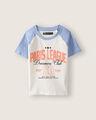 Playera Manga Corta Ranglan,BLANCO P3