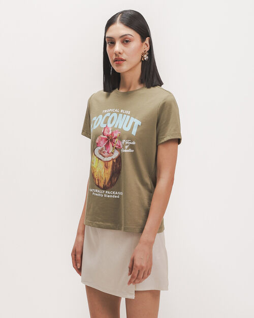 Playera Regular Verde