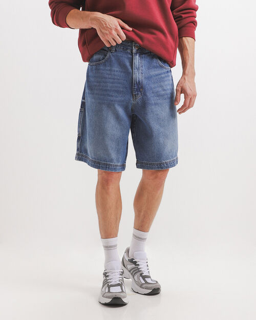 Bermuda Azul Efecto Lavado