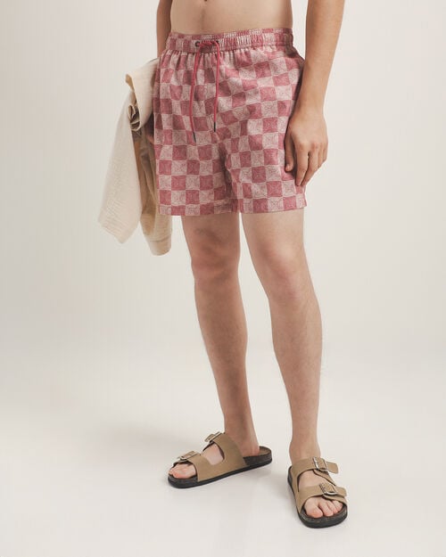 Short Traje De Ba&ntilde;o Naranja