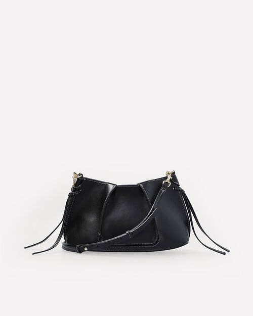 Bolso Negro Cordones