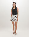Short Estampado Lunares,BLANCO HUESO