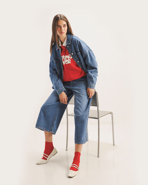 Chamarra Casual De Mezclilla