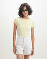 Crop Top Estampado,AMARILLO CLARO