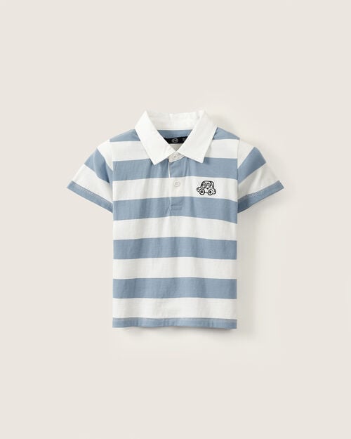 Polo Blanca Manga Corta