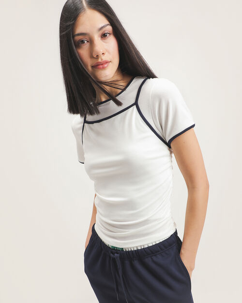 Playera Con Top Tirantes
