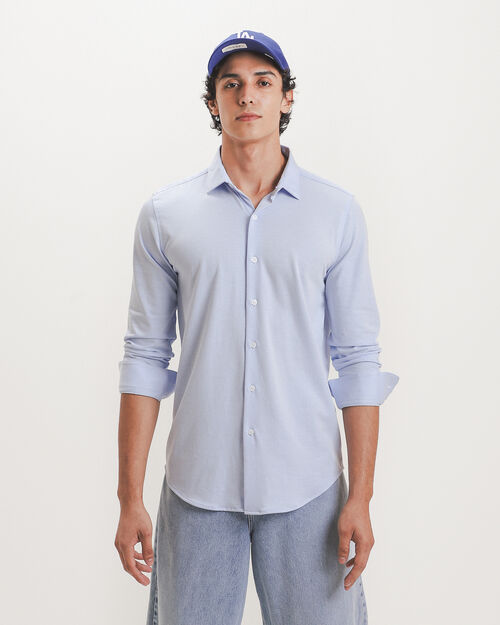 Camisa Azul Regular