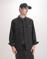 Sobrecamisa Negra,NEGRO