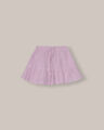 Falda Corta Pretina Elástica Rosa,MORADO PASTEL