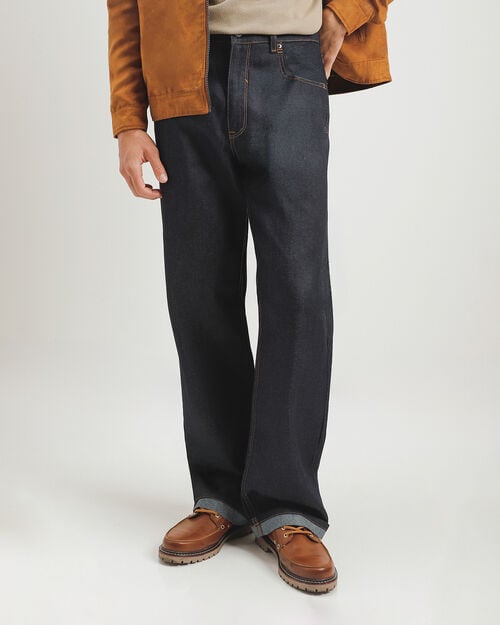 Jeans Fit Straight Roll Up