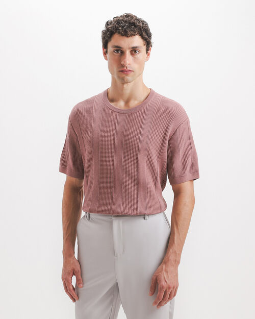 Playera Textura Rosa