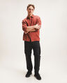 Camisa Fit Relaxed Negra,NARANJA TERRACOTTA