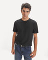Playera Textura Negra,NEGRO