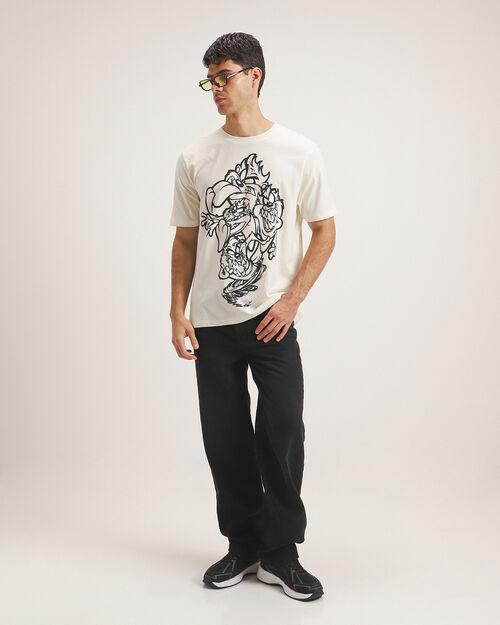 Playera Looney Tunes Beige