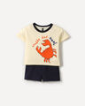 Conjunto Playera Y Short,AZUL MARINO