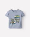 Playera Dise&ntilde;o Dinosaurio,AZUL ACERO