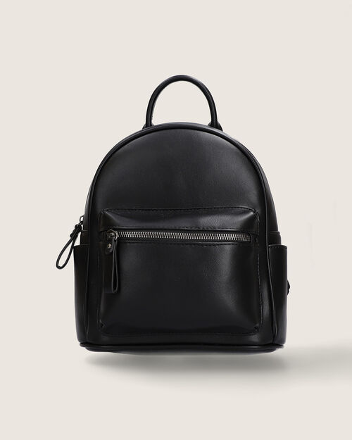 Mochila Negra Con Cierre