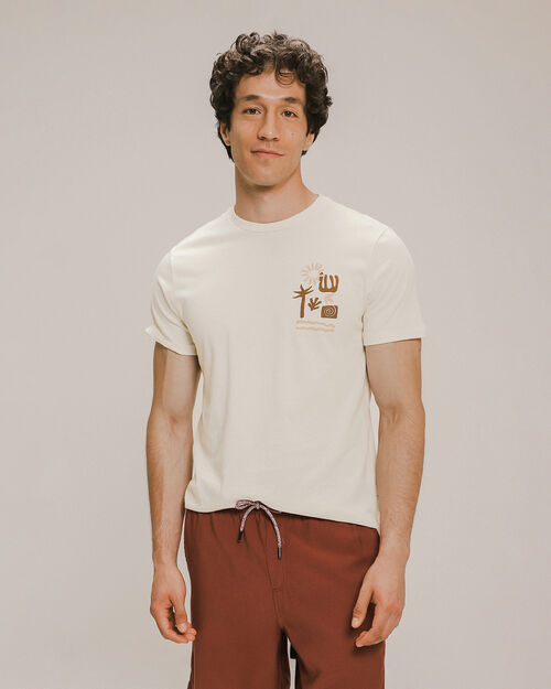 Playera Con Diseño Blanca
