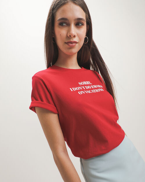 Playera Roja Dise&ntilde;o