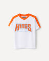 Playera Relaxed B&aacute;squetbol,BLANCO