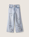 Jeans Wide Leg Corazones,AZUL CIELO