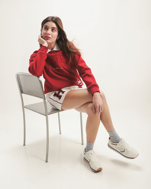 Sudadera Cerrada Estampada