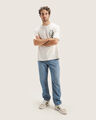 Jeans Negro Fit Straight,AZUL CIELO