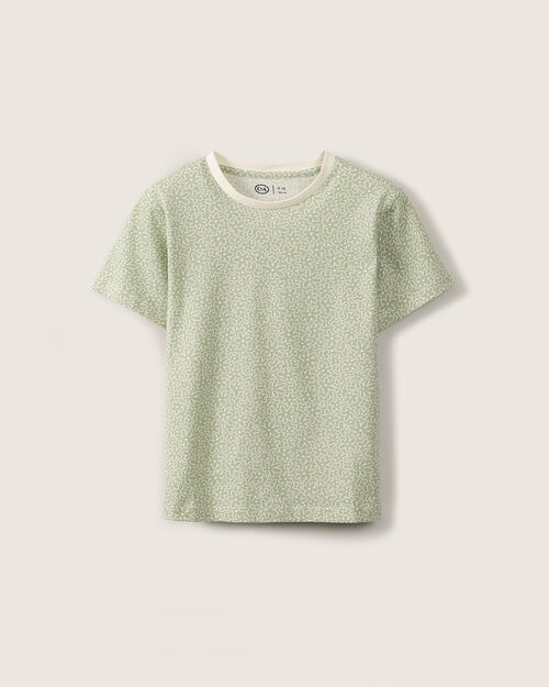 Playera Manga Corta Flores