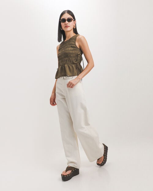 Top Smock Verde