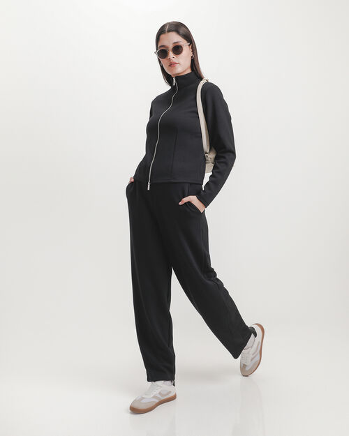 Sudadera Zipper Met&aacute;lico