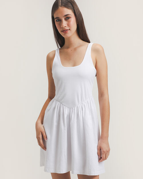 Vestido Blanco Tirantes