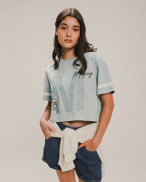 Playera Azul Mickey Mouse