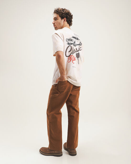 Playera Fit Relaxed Estampada