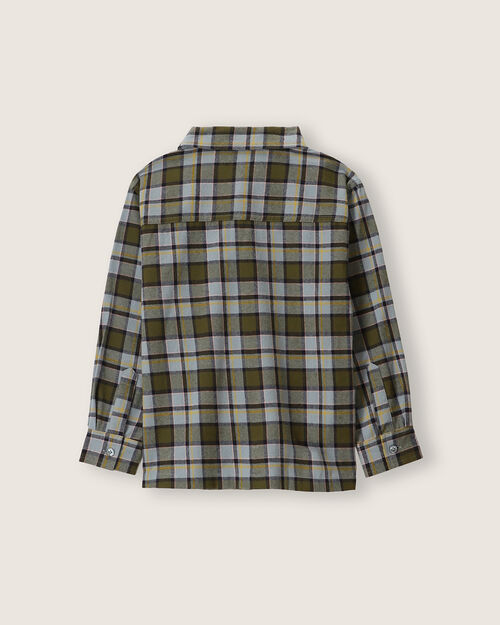 Camisa Cuadros Manga Larga