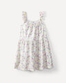 Vestido Azul Estampado,MULTICOLOR