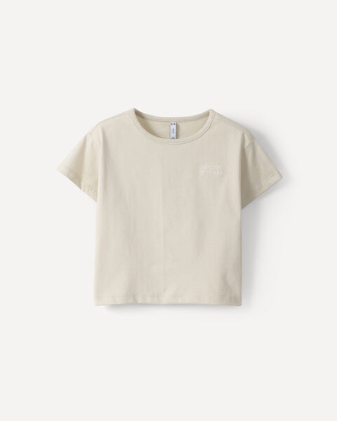 Playera Caf&eacute; Boxy