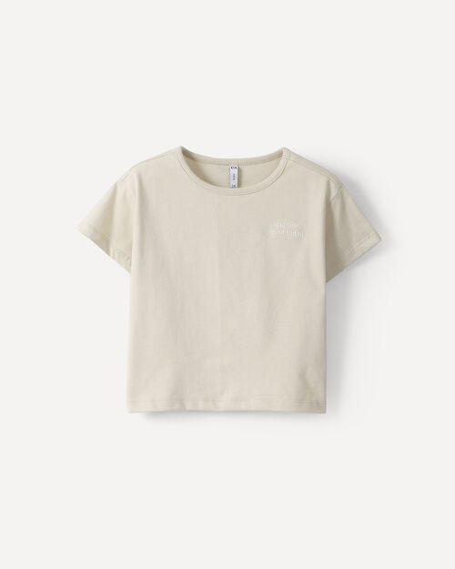 Playera Caf&eacute; Boxy