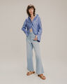 Jeans Fit Flare Negro,AZUL CIELO