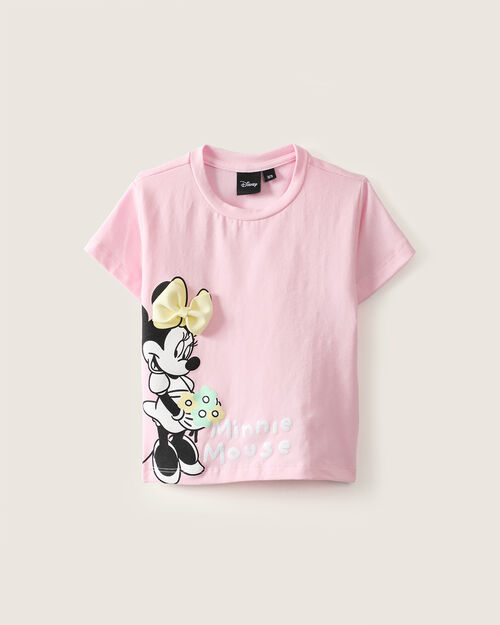 Playera Glitter Minnie Mouse