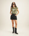 Falda Negra Cargo,NEGRO