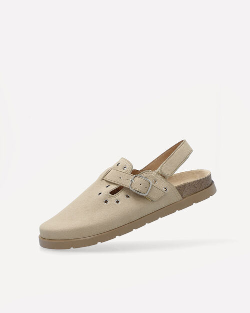 Sandalia Caf&eacute; Plana