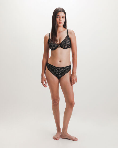 Tanga Color Negro