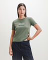 Top Estampado Gr&aacute;fico,VERDE EMPOLVADO