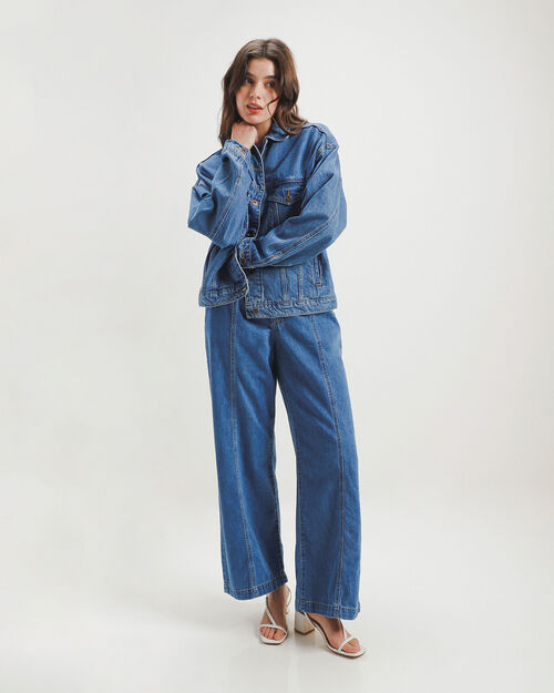 Chamarra De Mezclilla Oversize