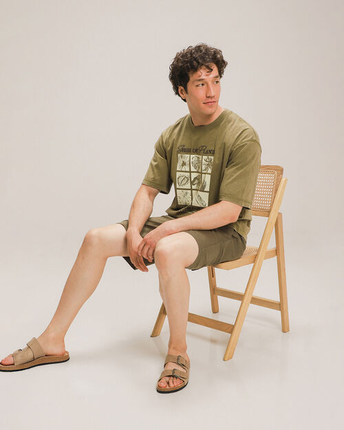 Playera Con Diseño Boxy